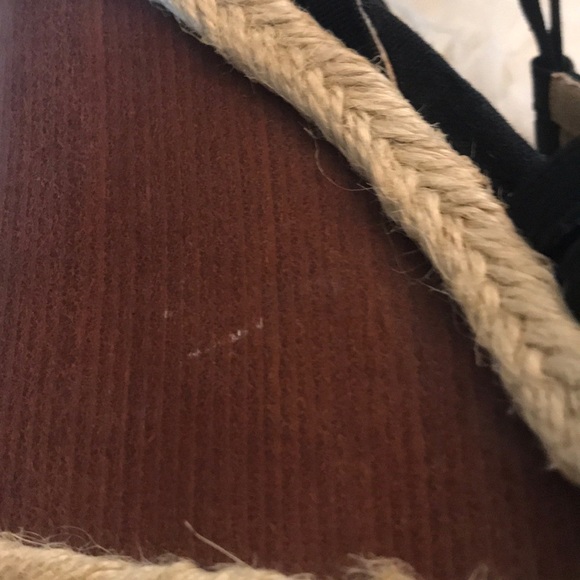 4/$25 LEVITY IZZY BLACK‎ WEDGE SANDAL ESPADRILLE - Picture 7 of 7